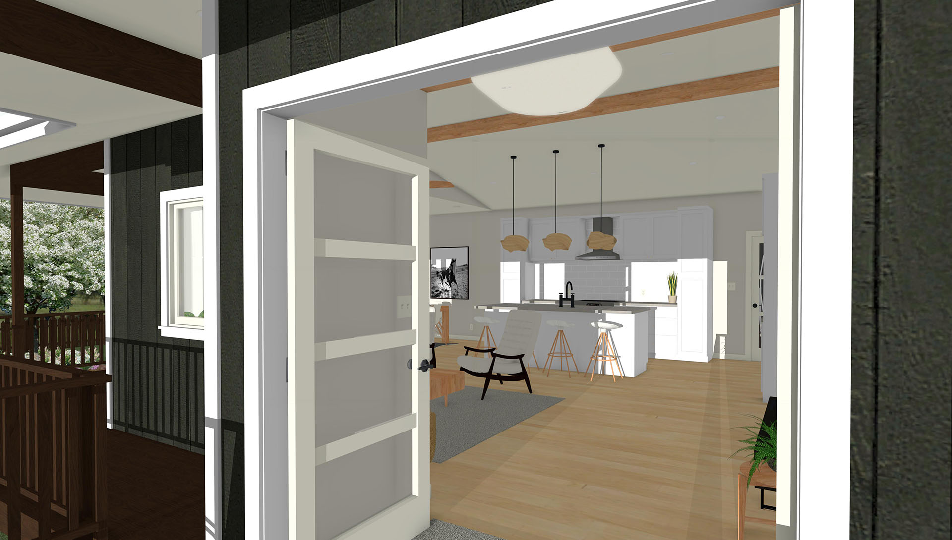 Hokulani exterior door open