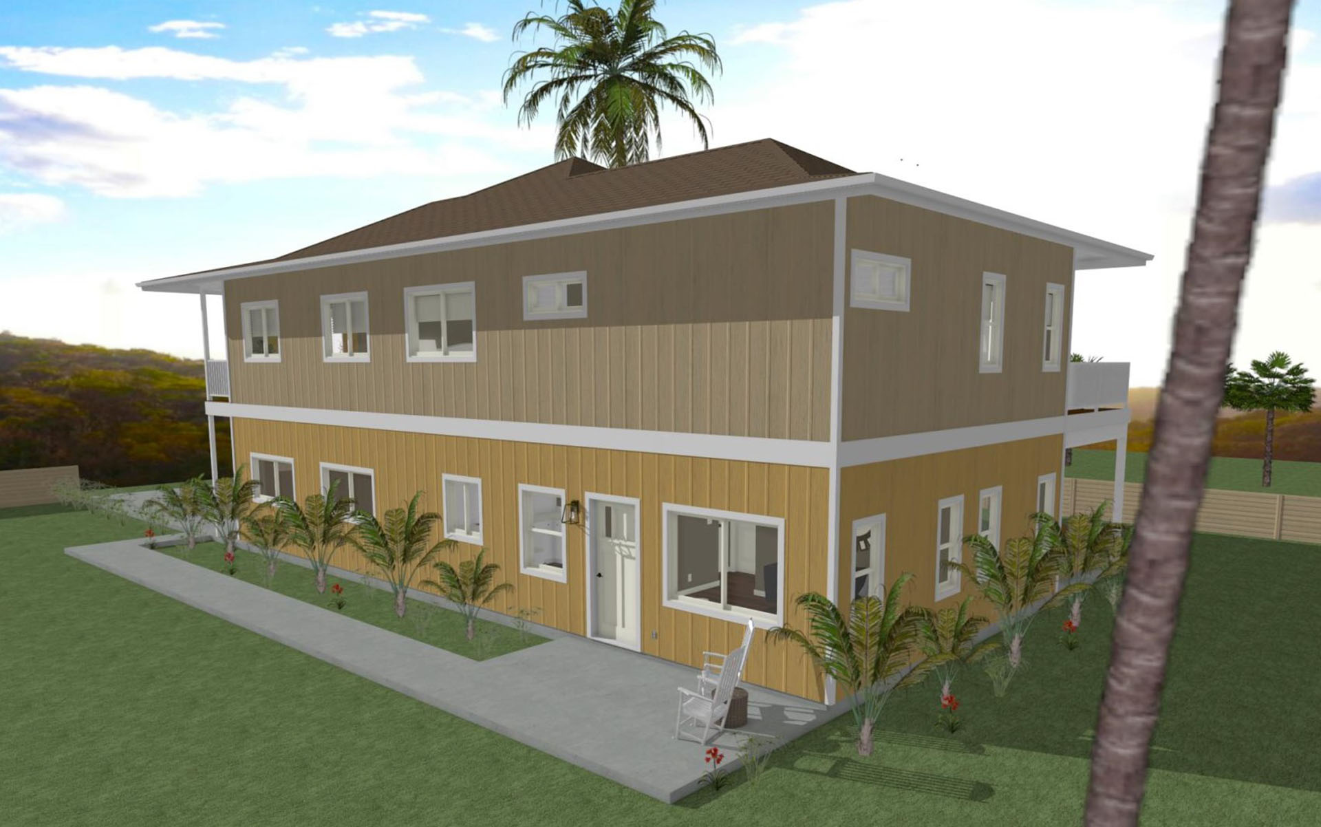 Nohona exterior adu side