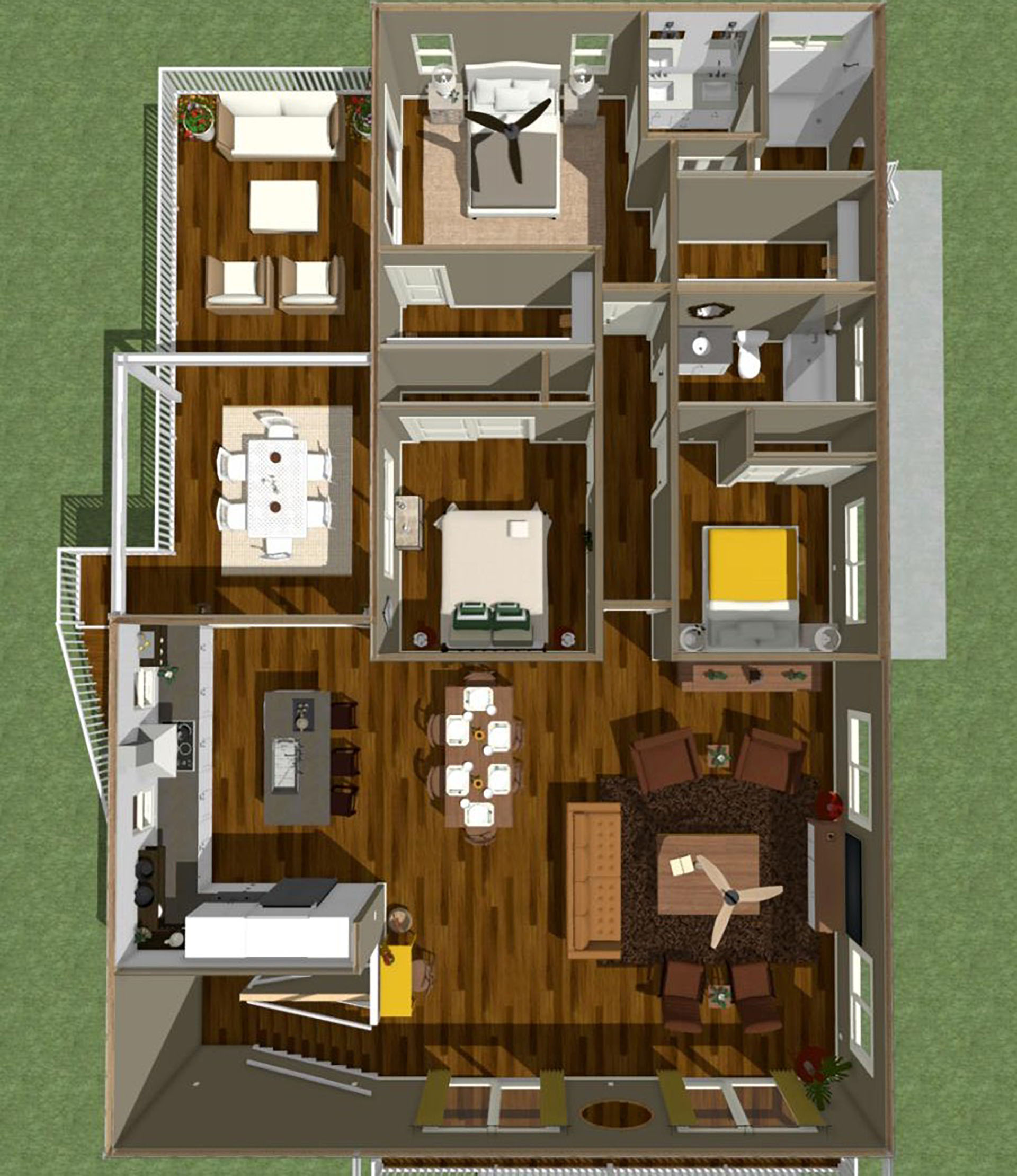 Nohona floor plan overview of 2nd floor