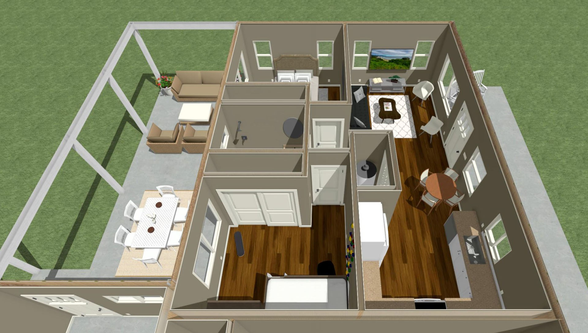 Nohona floor plan overview of adu