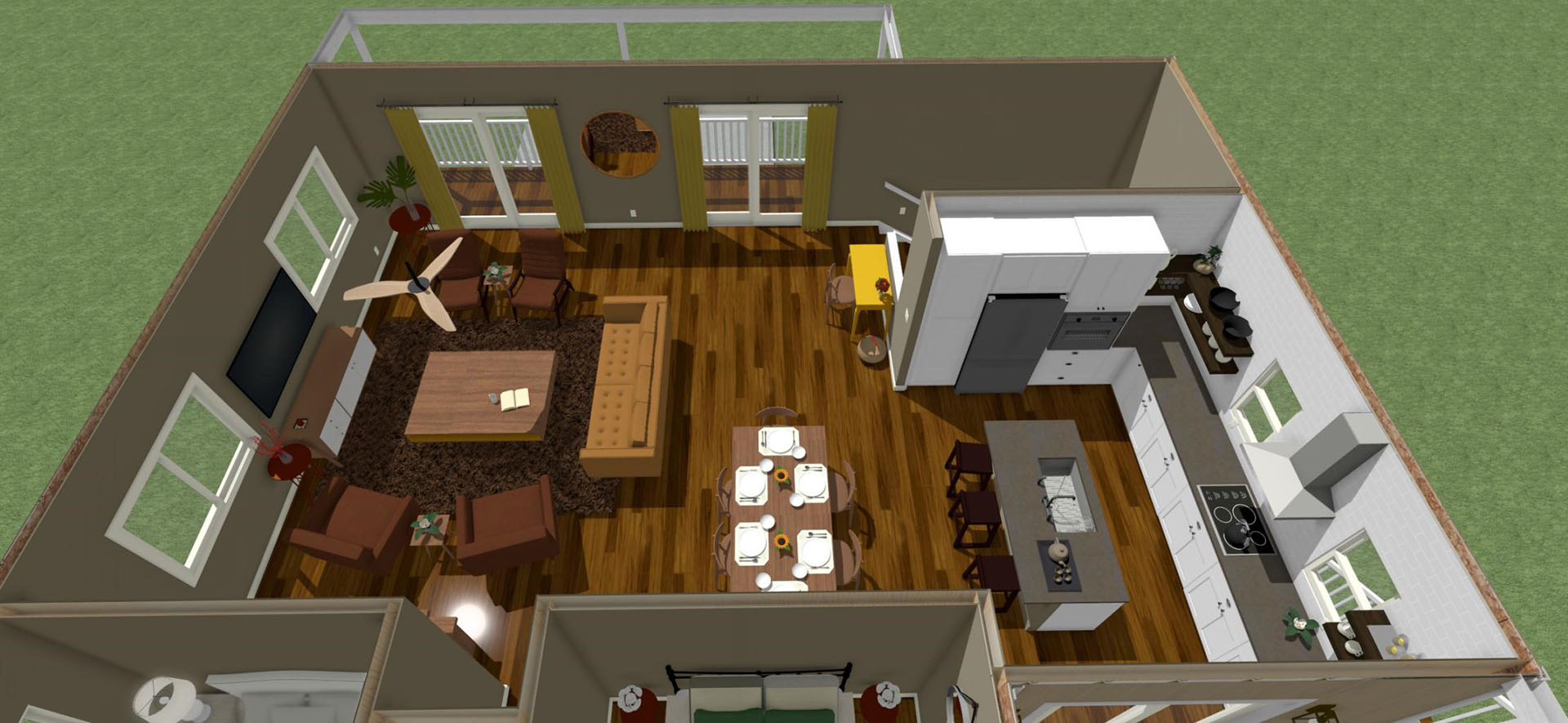 Nohona floor plan overview main dwelling 2nd floor
