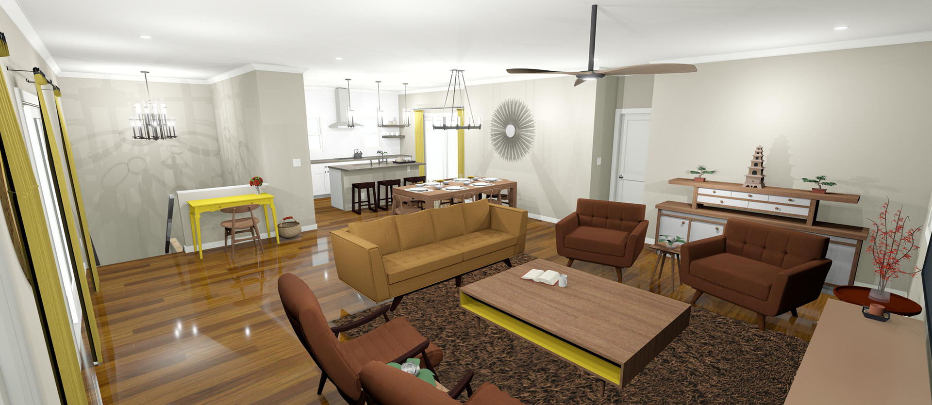 Nohona interior living room