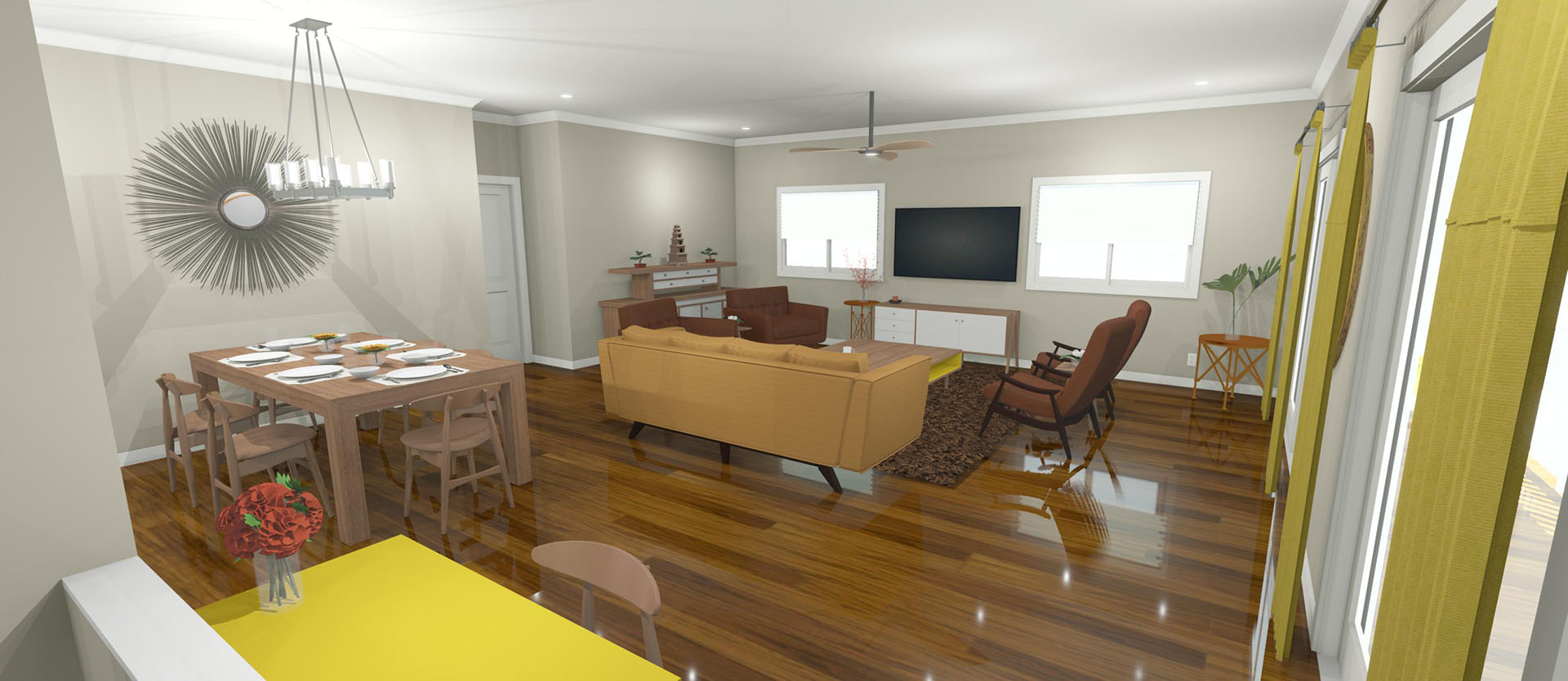 Nohona interior living room