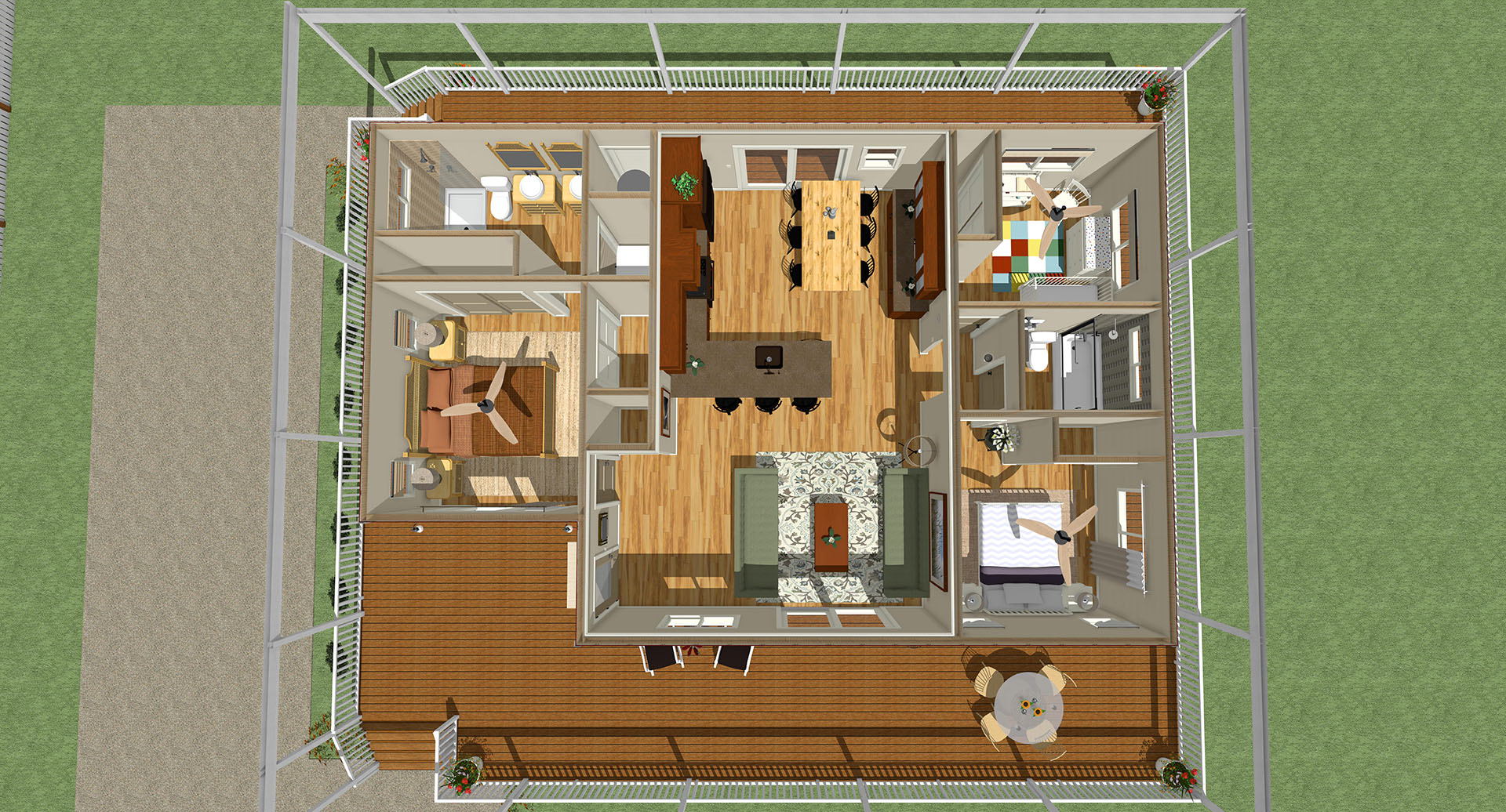 Oneki floor plan overview zoomed out