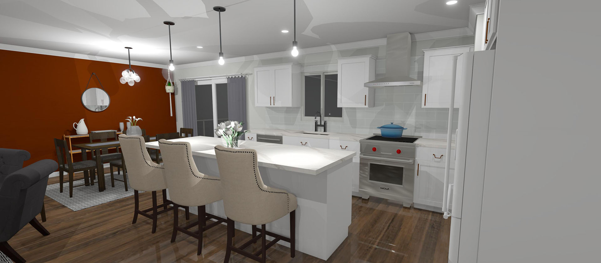 Haouli interior kitchen island